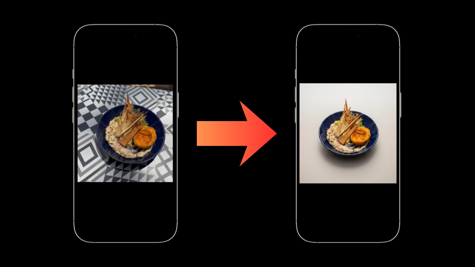 Interactive 3D dish preview